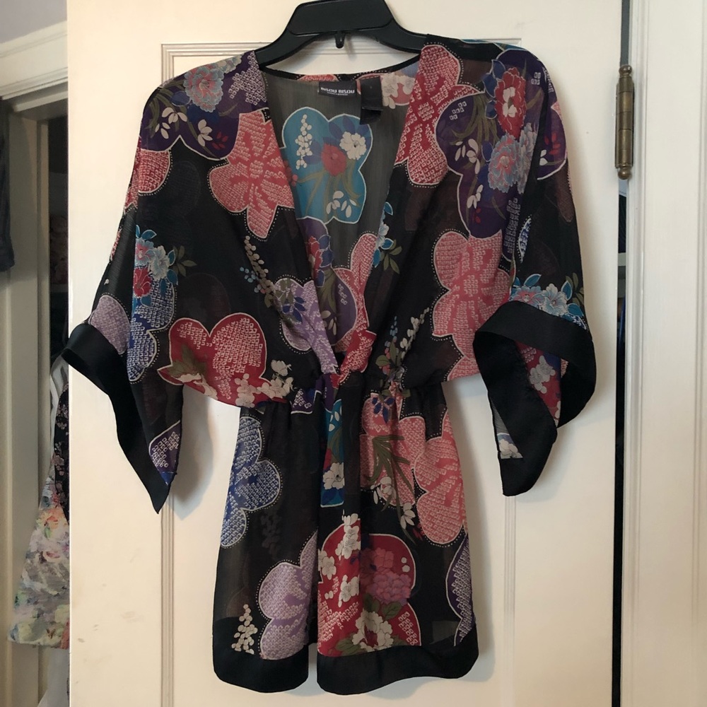 Sheer Kimono Top